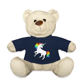 Einhorn - Teddy - French Navy - Vorne