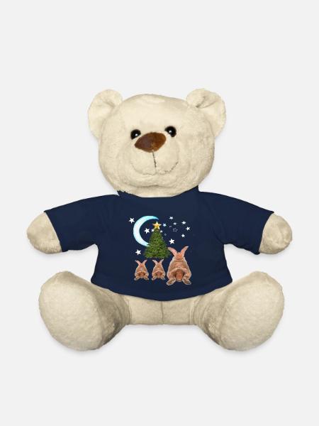 HARE , Christmas - Teddy Bear - french navy