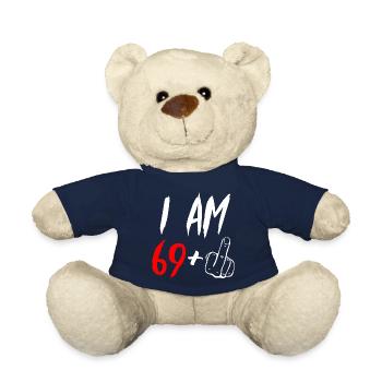 70. Geburtstag Mittelfinger - Teddy - French Navy - Vorne