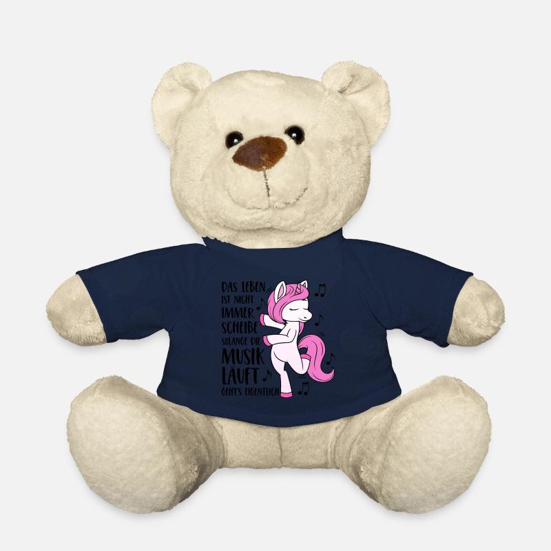 Einhorn Spruch Das Leben ist nicht immer Scheiße - Teddy - French Navy