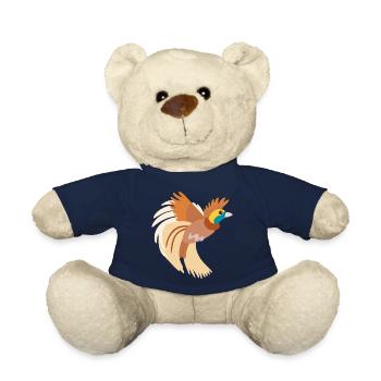 Oiseau de paradis - Nounours - bleu marine - Devant