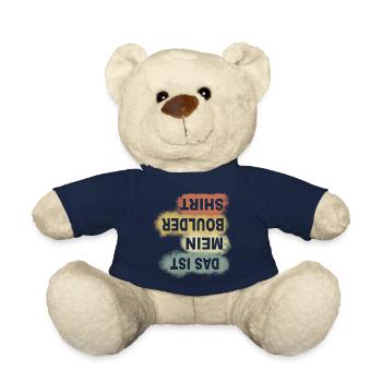 Bouldern Klettern Sportkletterer Geschenk - Teddy - French Navy - Vorne