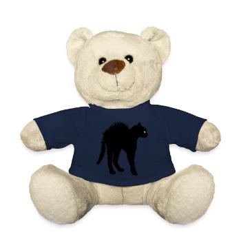 Ne me touche pas - Nounours - bleu marine - Devant