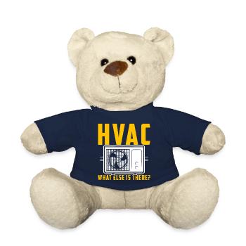 HLK adage cadeau de technicien de vocation monteur - Nounours - bleu marine - Devant