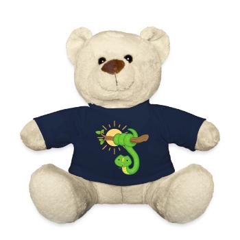 Snake - Teddy Bear - french navy - Front