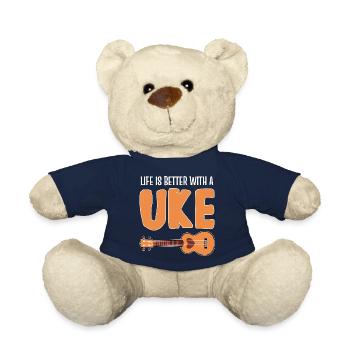 Ukulélé - Nounours - bleu marine - Devant