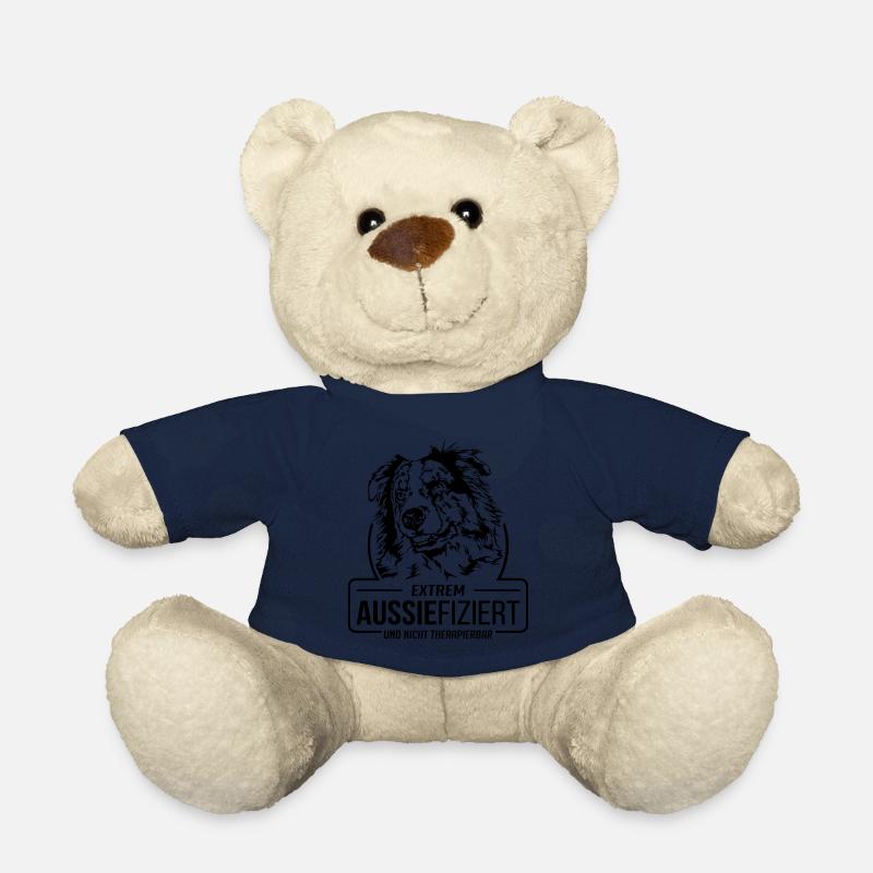 AUSSIEFIZIERT Australian Shepherd Hunde Wilsigns - Teddy - French Navy