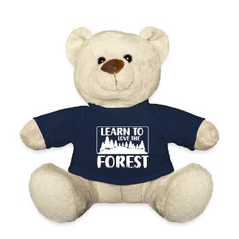 Forest Environmental Protection Mountains - Teddy Bear - french navy - Front