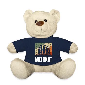 Erdmännchen Natur Lustig - Teddy - French Navy - Vorne