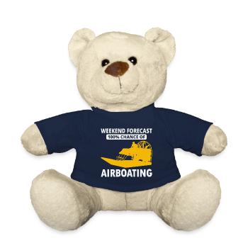 Airboat Fanboat Airboating Planeboat Bateau de marais - Nounours - bleu marine - Devant