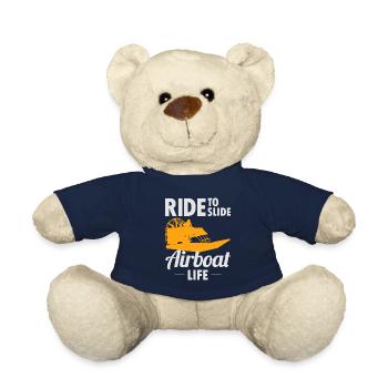 Airboat Fanboat Airboating Swamp boat Race Ride - Nounours - bleu marine - Devant