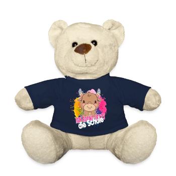 Endlich Schulkind, Einschulung - Teddy - French Navy - Vorne