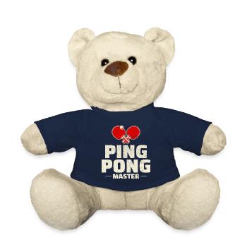 Ping Pong Master Tischtennis Trainer Paddelspieler - Teddy - French Navy - Vorne