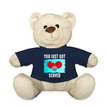 Ping Pong Master Tischtennis Trainer Paddelspieler - Teddy - French Navy - Vorne