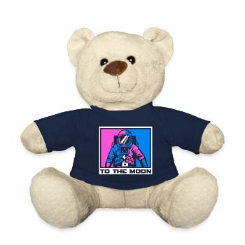 Space Logo Voyager - Teddy Bear - french navy - Front