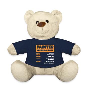 Maler Künstler Ausbildung Farbroller - Teddy - French Navy - Vorne