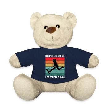 Stunt Scooter Freestyle Scootering Vintage Retro - Teddy - French Navy - Vorne