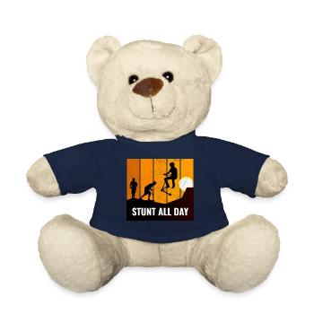 Stunt Scooter Freestyle Scootering Riding - Teddy Bear - french navy - Front