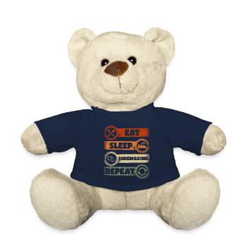 Shoes Job Work - Teddy Bear - french navy - Front