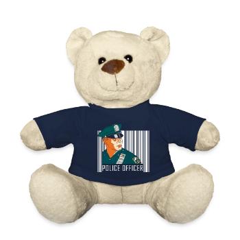 Polizist Tatort Kriminalität Uniform - Teddy - French Navy - Vorne