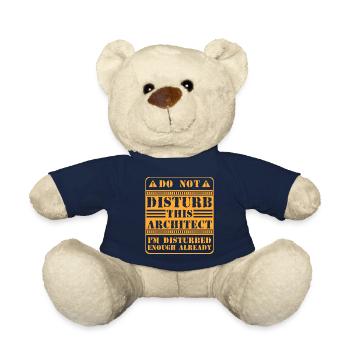 Architecture House Construction - Teddy Bear - french navy - Front