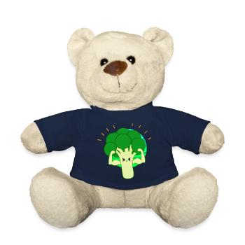 Strong broccoli - Teddy Bear - french navy - Front