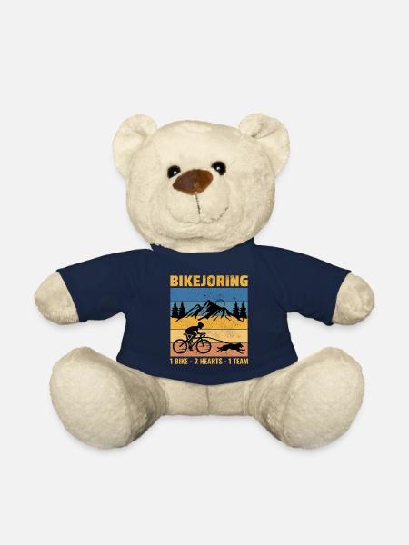 Bikejoring DogScooting Dog Sport Bike Bicycle Ride - Nounours - bleu marine
