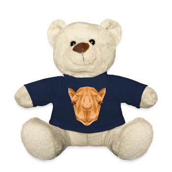 Art chamelier, faune puriste, nature animale - Nounours - bleu marine - Devant