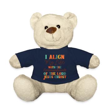 Align My Life to Jesus Christ Bible Study - Teddy Bear - french navy - Front