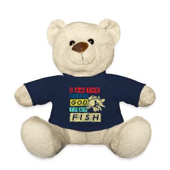 Aquarium aquarist algae goldfish - Teddy Bear - french navy - Front