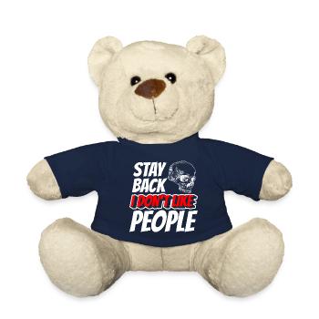 Sarkasmus Menschen Misanthrop Ablehnung - Teddy - French Navy - Vorne