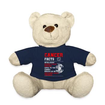 Cancer Astrology Born Element Water - Teddy Bear - french navy - Front