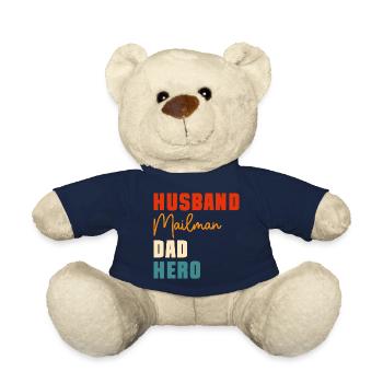Post Office Letter Carrier Postman - Teddy Bear - french navy - Front