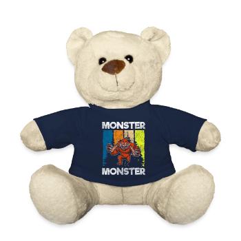 Monsters scare terrifying disguise - Teddy Bear - french navy - Front