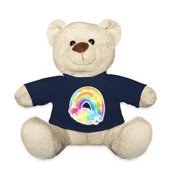 Rainbow - Teddy Bear - french navy - Front
