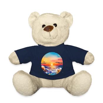 Sonnenuntergang über dem Meer - Teddy - French Navy - Vorne