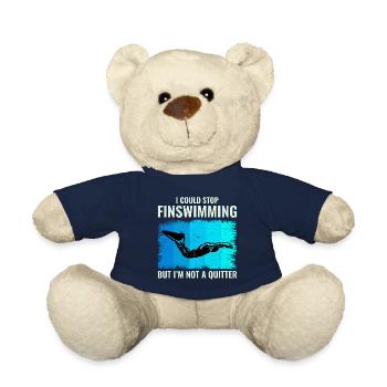 Nageoires Nageoire Nageur Natation Sports nautiques - Nounours - bleu marine - Devant