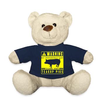 Teacup pig piggy pet - Teddy Bear - french navy - Front