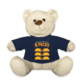 Tacos Fast food Spanish Fiesta - Teddy Bear - french navy - Front