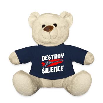 Musique Guitare Death Metal - Nounours - bleu marine - Devant