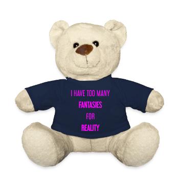 Fantasies for reality - This is where magic is created! - Teddy Bear - french navy - Front