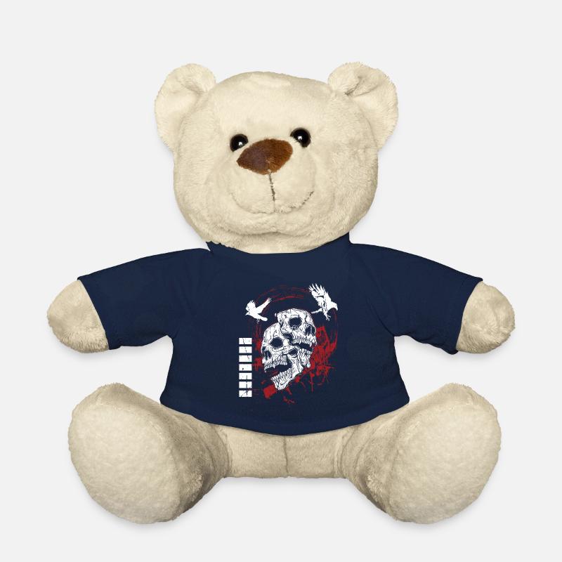 Style Polka Shirt - Teddy Bear - french navy
