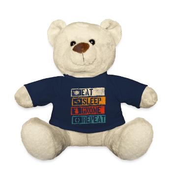 Wichtel Gartenzwerg Zipfelmütze - Teddy - French Navy - Vorne