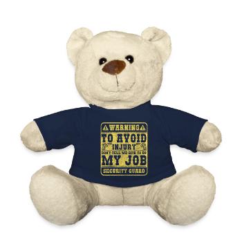 Security, Gatekeeper, Order, Guard - Teddy Bear - french navy - Front