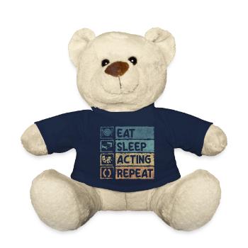 Theatre Epic Directed Broadway - Teddy Bear - french navy - Front