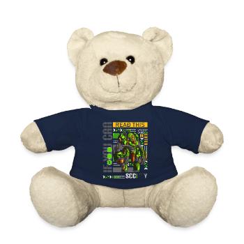 PC Nerd Gamer Gamepad - Teddy Bear - french navy - Front