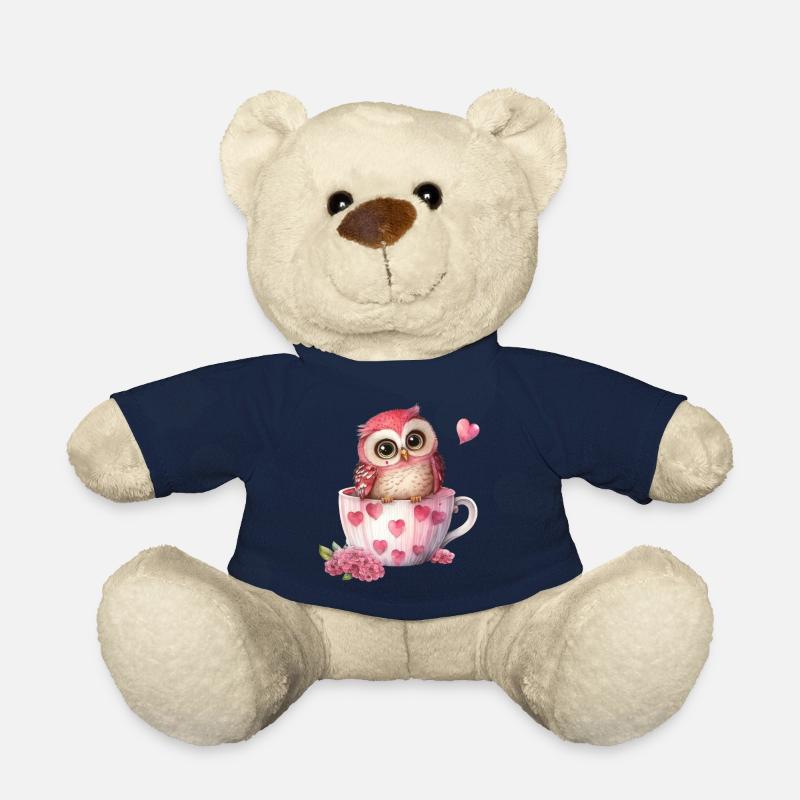 Eule Eulen - Teddy - French Navy
