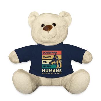 Guard Dog Dog Owner Protector Protection Service - Teddy Bear - french navy - Front