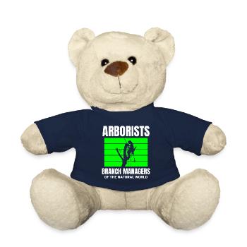 Arboriste Arboriste Chirurgien Grimpeur Grimpeur Tondeuse - Nounours - bleu marine - Devant