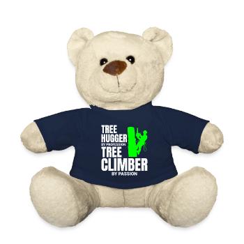 Arboriste Arboriste Chirurgien Grimpeur Grimpeur Tondeuse - Nounours - bleu marine - Devant
